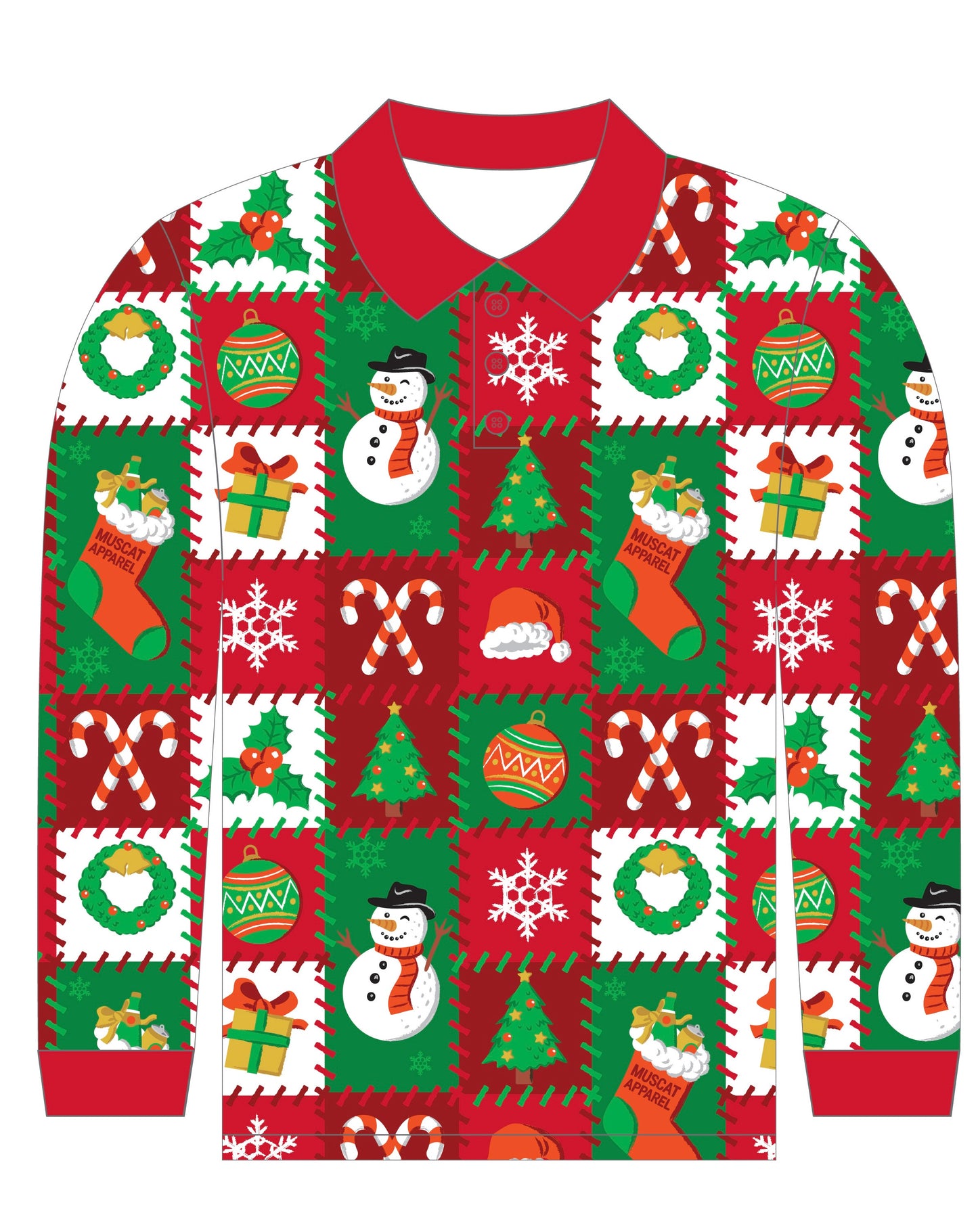 Patchwork | Long Sleeve Shirt