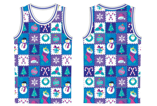 Purple Patchwork | Jersey