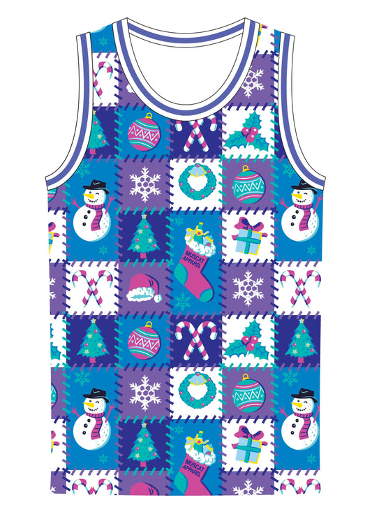 PRE ORDER | Personalised | KIDS | Purple Patchwork | Jersey