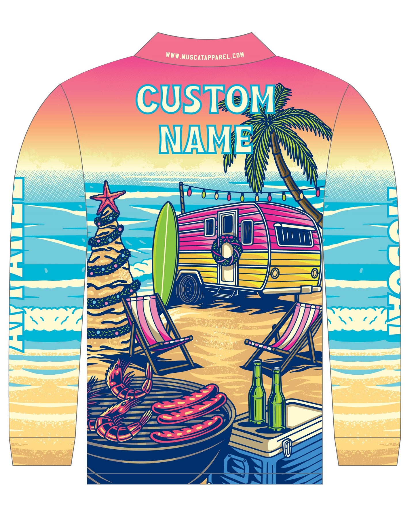 PRE ORDER | Personalised | ADULTS | Coastal | Long Sleeve Shirt